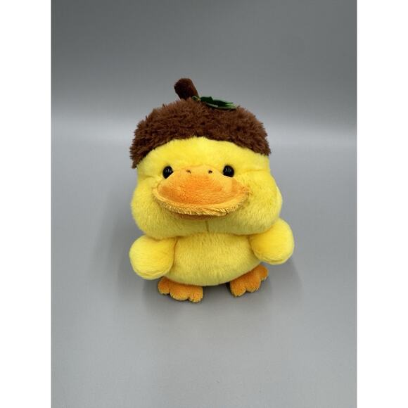 Aurora Life In A Nutshell Yellow Duckling Duck Plush 7” Stuffed Animal - Picture 1 of 7